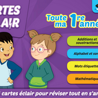 Éditions Caractère Flashcards - My whole year 1st grade  - French-The cards are grouped by theme, which aims to help the learner organize and memorize the concepts covered