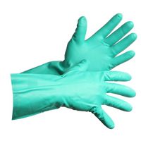 Forcefield - Gants Nitrile doublés floqué - Vert - Taille 10-Usage général