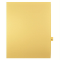 Mark Maker Legal Tabs - Letter Size - Buff - 1/25th cut - 25 tabs per package - 5 packages Pack - Number 92-Buff Single Tabs