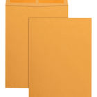 Staples Kraft Catalogue Envelopes with Gummed Flaps - 10" x 13" - Brown - 100 Pack-Classic open-end design enables fast, convenient stuffing