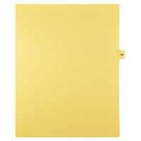 Mark Maker Legal Tabs - Letter Size - Buff - 1/15th cut - 25 tabs per package - 5 packages Pack - Number 156-Buff SingleTabs