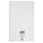 JAM Paper Vellum Bristol Legal Cardstock, 8.5 x 14, 67lb White, 50 Pack (16928437)-White card stock for scrapbooking and creating posters