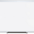 Staples - Tableau blanc double face effaçable à sec - 18 po x 24 po - Cadre en aluminium-Tableau blanc effaçable à sec; idéal pour les salles de classe, les bureaux et divers environnements professionnels