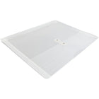 JAM Paper Enveloppes en plastique fini métallique avec fermeture à bouton et ficelle, 9 3/4 x 13 po, claires, paq./12-Matériau : plastique