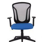 Brassex - Chaise de bureau Abel, noir/bleu-Colis standard