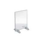 Azar Displays 8.5" x 5.5" Vertical/Horizontal Dual-Stand Acrylic Sign Holder, Clear, 10 Pack (132733)-Perfect for schools, businesses, homes, and retail stores