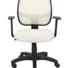 Brassex - Kelvis Chaise de bureau - crème-Petit colis