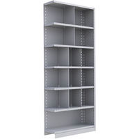 Metalware RK366 Boltless Shelving Unit, 7-Shelves, 36" x 24" x 88", Light Grey-Adjustable shelving system that provides high strength, yet economical storage capacity for your needs