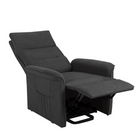 Brassex - Fauteuil releveur inclinable 362581 Levo - gris foncé-Mécanisme d'inclinaison motorisé à positions multiples