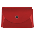 Jam PaperMD – Étui pour cartes professionnelles en cuir avec rabat arrondi, rouge, paquet de 100-Rouge