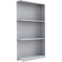 Metalware RK294 Boltless Shelving Unit, 4-Shelves, 48" x 24" x 88", Light Grey-Adjustable shelving system that provides high strength, yet economical storage capacity for your needs