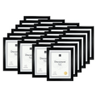 Kiera Grace – Cadre Embassy pour document, 8,5 po x 11 po, noir, ens./24 (PH43359-6MC)-Fini noir