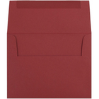 JAM Paper Enveloppes format invitation avec fermeture gommée, 4 3/8 x 5 3/4 po, rouge foncé, 10/paquet-Taille : A2 (4 3/8 x 5 3/4 po)