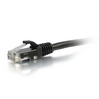 C2G - Câble de raccordement réseau Ethernet Cat5e Snagless non blindé (UTP) de 25 pieds - Noir-(1) RJ-45 mâle