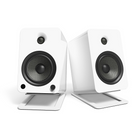 Kanto S6W Desktop Speaker Stand for Large Speakers - White-White powder coated finish to match your setup