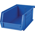 Kleton Stack & Hang Bin, 4-1/8" W x 3" H x 7-3/8" D, Blue - 36 Pack-Capacity: 10 lbs.