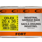 Eco II Garbage Bags - 26" x 36" - Extra Strong -Green Tint -  250 Pack-26" x 36"