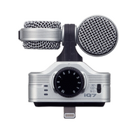 ZOOM iQ7 - Microphone stéréo professionnel pour iOS-Capsule tournante