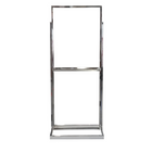 Eddie's Double Decker Frame Floor Standing Sign Holder - 22" x 28" - Chrome (130403-1)-22" x 28" Double Decker Frame Floor Standing Sign Holder
