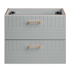 Modway - Daybreak Support mural de 24" - Gris clair-Vanité de salle de bain moderne