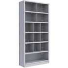 Metalware – Étagère enclenchable RK259, 7 tablettes, 36 x 12 x 76 po, gris clair-Système de tablettes ajustables offrant un espace de rangement solide, mais économique qui convient à vos besoins