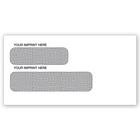 Deluxe Double Window Confidential Self-Seal Envelopes, 6-7/8" x 3-5/8", 500 Pack (5025C-500)-Double window, confidential self seal
