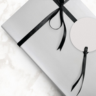 JAM Paper Foil Gift Wrapping Paper, Jumbo, 30 sq. ft., Silver Matte, 2 Pack (277315968g)-Recycled content: 0%