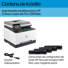 HP - Color LaserJet Pro MFP 3301fdw Imprimante couleur tout-en-un sans fil, scanner, copieur, impression recto verso, fax-Protection De Vos Données: HP Wolf Pro Security intégré qui utilise une suite d’excellents outils personnalisables améliorant la sécurité et aidant à protéger les réseaux des cybermenaces et des logiciels malveillants