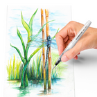 Staedtler - Pinceau aquarelle à remplir d’eau-Fût en plastique transparent, pointe en nylon