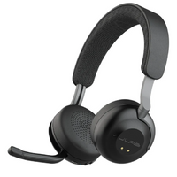 JLab - Epic Work Casque supra-auriculaire sans fil ANC - graphite-Suppression active du bruit hybride jusqu'à 30 dB + Be Aware