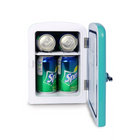 Koolatron - Retro Portable 6 Canettes Thermoélectrique Mini Réfrigérateur Refroidisseur - 4 L / 4,2 qts - Aqua-7
