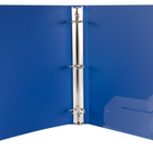 Filemode Extra Thick Poly Binder, Blue, 1" Ring, 6 Pack-1" ring