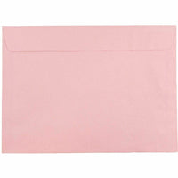 JAM Paper - Enveloppes pour livret - 9" x 12" - Rose bébé - Paquet de 25-Couleur: rose bébé