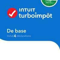TurboImpôt De base 2025 - 4 Déclarations - Français - Windows [Téléchargement]-Conçu pour les déclarations de revenus simples