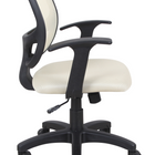 Brassex Kelvis Office Chair - Cream-Butterfly mechanism