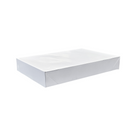 Eddie's - Boîte à vêtements - 17X - 17" x 11" x 2-1/2" - Blanc - Paquet de 50-Blanc