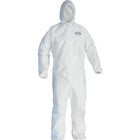 Kimberly-Clark Professional, Kleenguard A40 Coveralls, 2X-Large, White, Microporous - 10 Pack-Colour: White