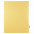 Markmaker - 25 tabs/PQT,5 PQT/Boite, Intercalaires imprimes Legal, Chamois, 1/15th coupe| format lettre, sans trous, Numero 193-Intercalaires imprimes Legal