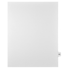 Mark Maker Legal Tabs - Letter Size - White - 1/15th cut - 25 tabs per package - 5 packages Pack - Number 193-White Single Tabs
