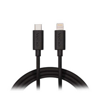 Veho - Câble de charge et de synchronisation Pebble USB-C vers Lightning 1 m/3.3 pi - Noir-Chargez et synchronisez les appareils portables, appareils photo, téléphones intelligent, tablettes sur votre ordinateur portable ou ordinateur