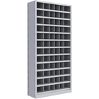 Metalware – Étagère sans boulons RK273, 13 tablettes, 36 x 18 x 76 po, gris pâle-Système de tablettes réglables offrant un espace de rangement solide, mais économique qui convient à vos besoins