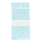 SPC Reclosable Poly Bag with Hang Hole - 2 Mil - 12" x 15" - White Block - 1000 Pack-Reclosable bag