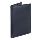 Gry Mattr - Porte-passeport - Bleu marine-Cuir végétalien bleu marine
