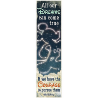 Bannière de Walt Disney Tous nos rêves-La bannière ajoute des couleurs vives à n'importe quelle pièce, mur, porte ou tableau d'affichage