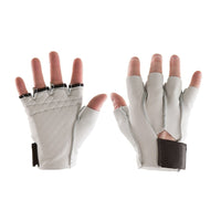 IMPACTO® 460-30 GRAND Paire Gant Antichocs, demi-doigts, coussinet gel 4.5mm dans la paume/base des doigts, tout en cuir-1