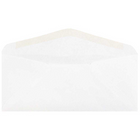 JAM Paper Enveloppes format livret à rabat commercial gommé, 4 1/2 x 10 3/8 po, blanches, 1000 par paquet-Taille : nº 11 (4 1/2 po x 10 3/8 po)