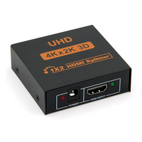 Speedex - Répartiteur 4K HDMI à 2 ports-HDMI 4K 1 entrée 2 sorties