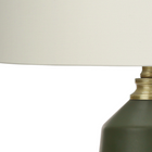 Monarch Specialties - Luminaire - 26 po H Lampe De Table - Céramique Verte - Abat-Jour Ivoire / Crème - Contemporain-Un assemblage mineur est requis avec des instructions illustrées incluses. conçu avec des matériaux durables, cette lampe bénéficie d'une garantie limitée de 2 ans contre les défauts de fabrication pour votre satisfaction