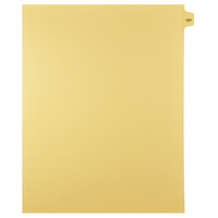 Mark Maker Legal Tabs - Letter Size - Buff - 1/15th cut - 25 tabs per package - 5 packages Pack - Number 121-Buff SingleTabs