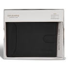 Champs - Portefeuille Bi-Fold en cuir Onyx - Noir-4 fentes pour cartes de crédit